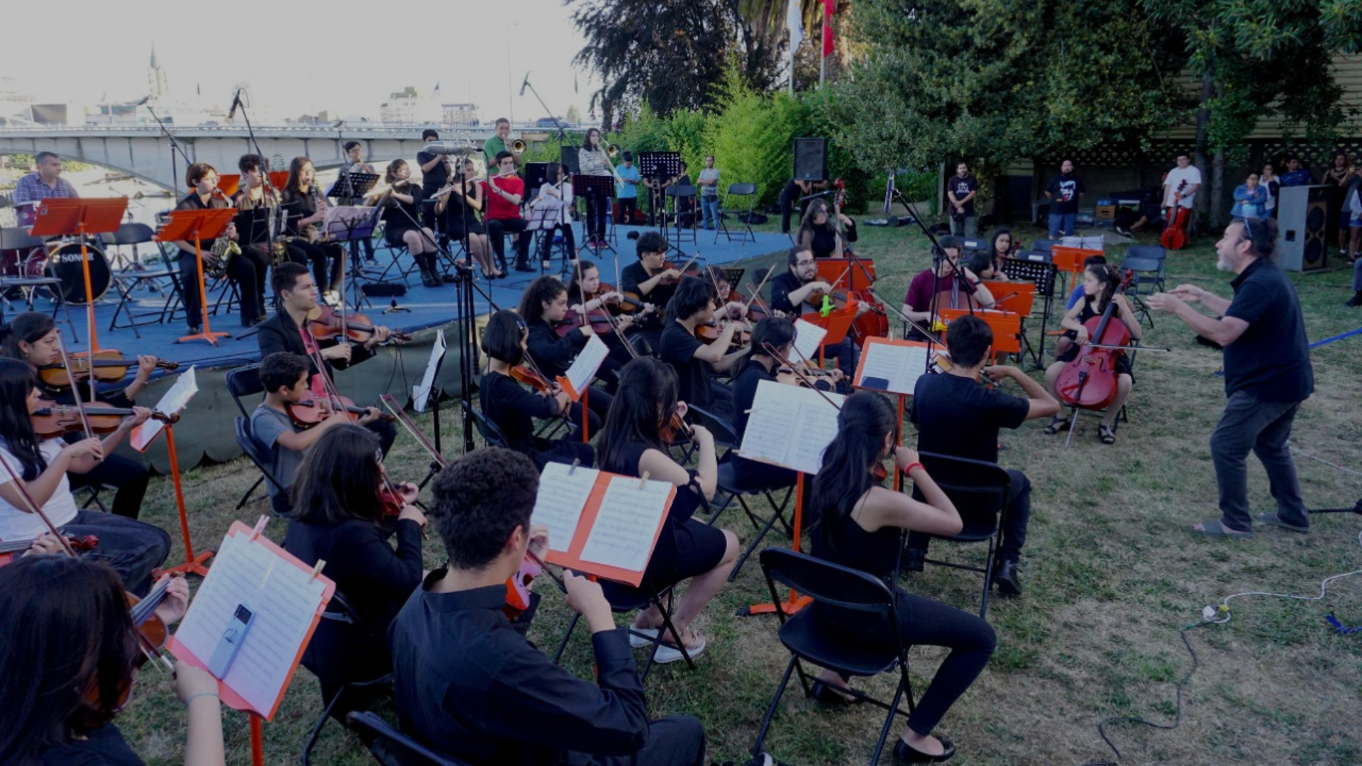 Concierto en campamento